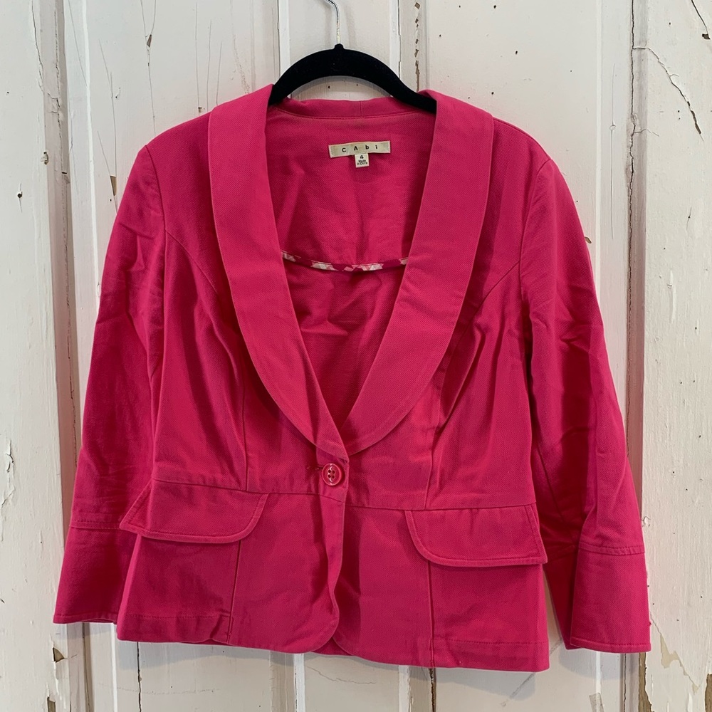 Cabi Pink Blazer Jacket